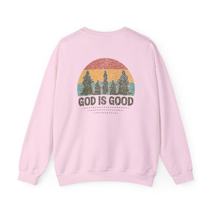God is Good Sweatshirt - Unisex Crewneck - Sweatshirt - Nazareth Treasures