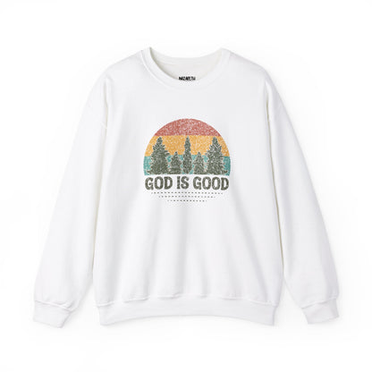 God is Good Sweatshirt - Unisex Crewneck - Sweatshirt - Nazareth Treasures