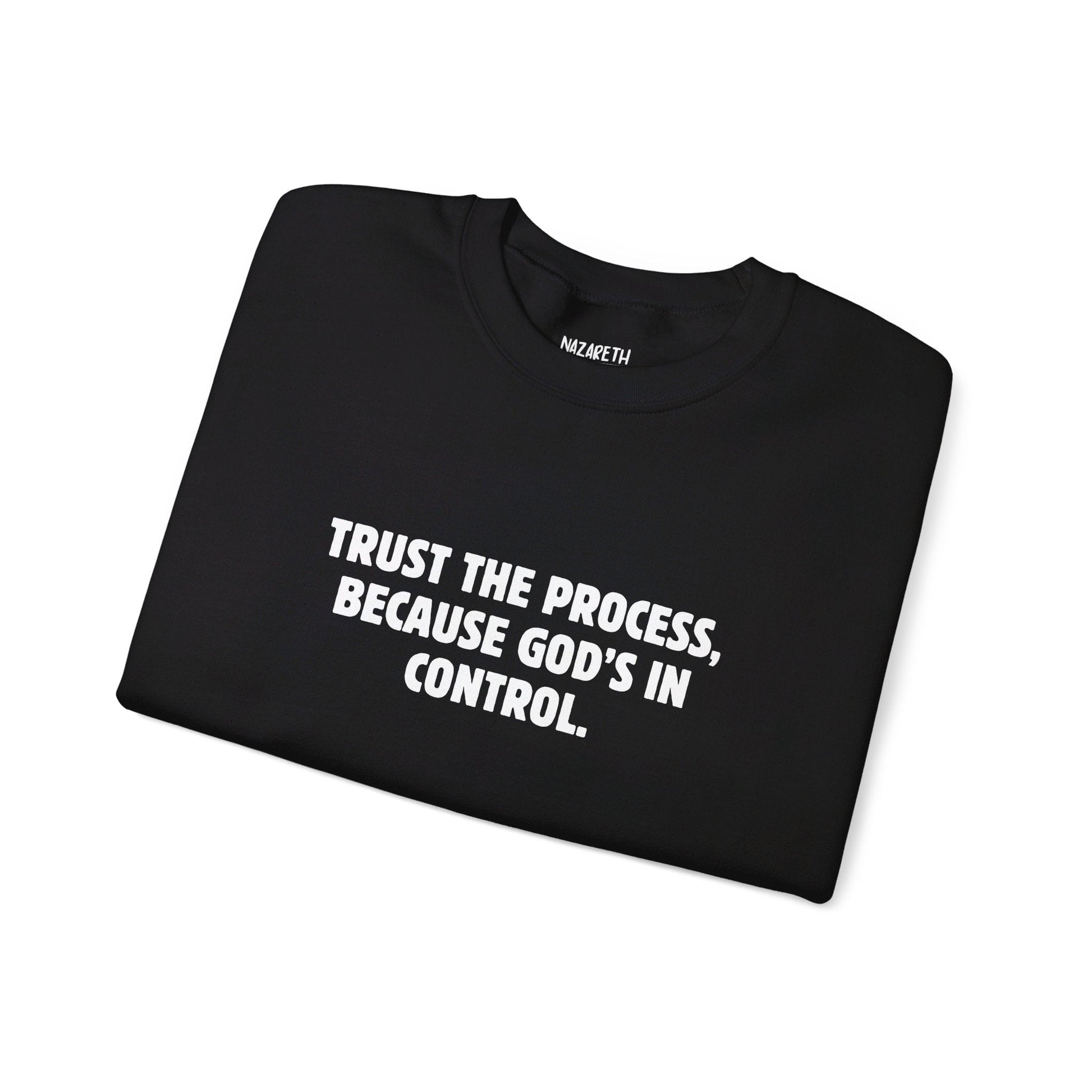 God's in control Sweatshirt - Sweatshirt - Nazareth Treasures
