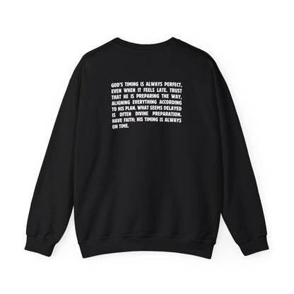 God's Timing is Perfect Sweatshirt - Sweatshirt - Nazareth Treasures