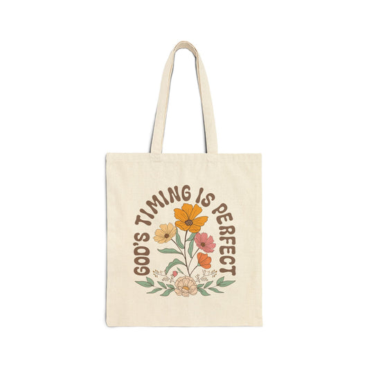 Gods timing is perfect Tote Bag - Bags - Nazareth Treasures