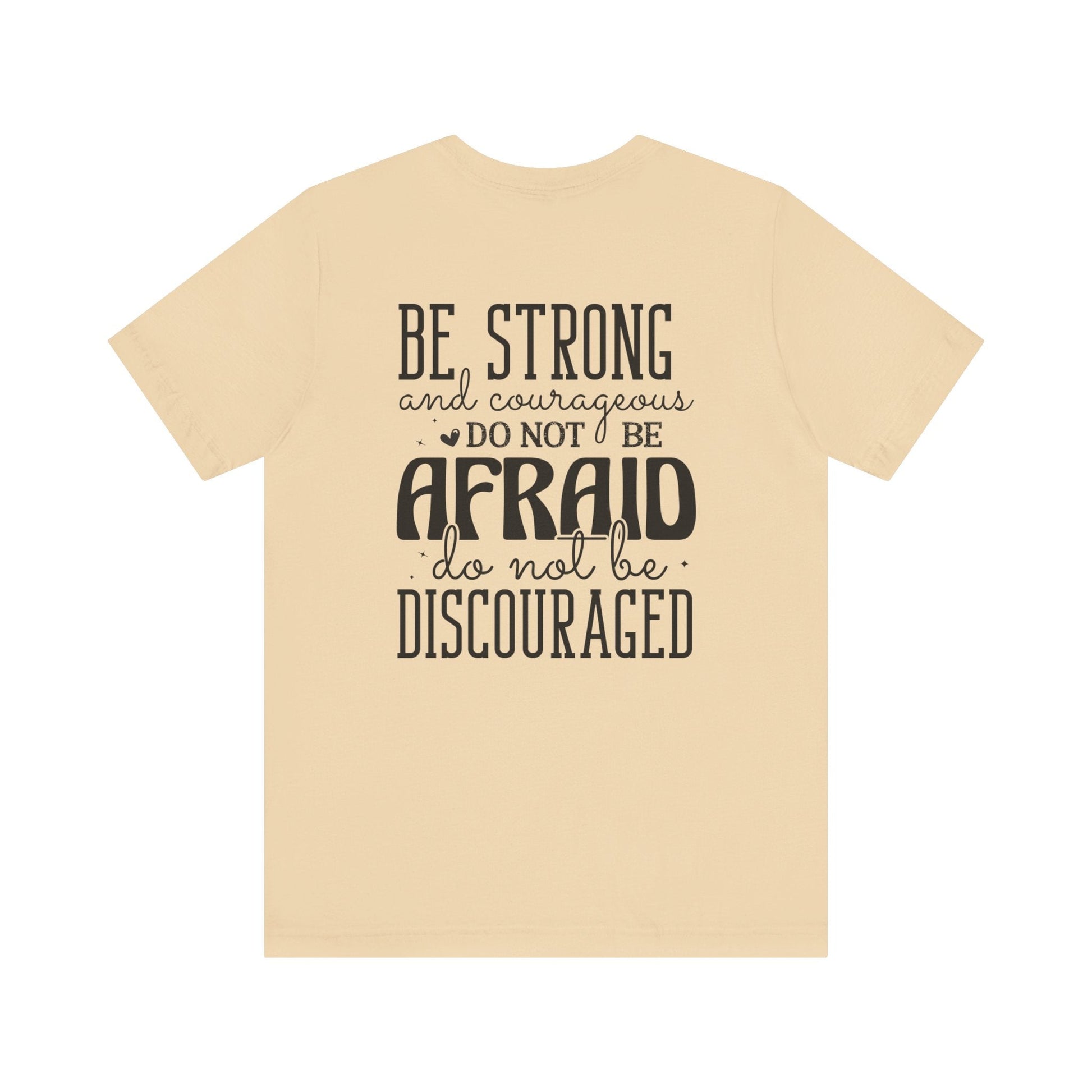 God's Unfailing Presence - Joshua 1:9 - Unisex T-Shirt - T-Shirt - Nazareth Treasures