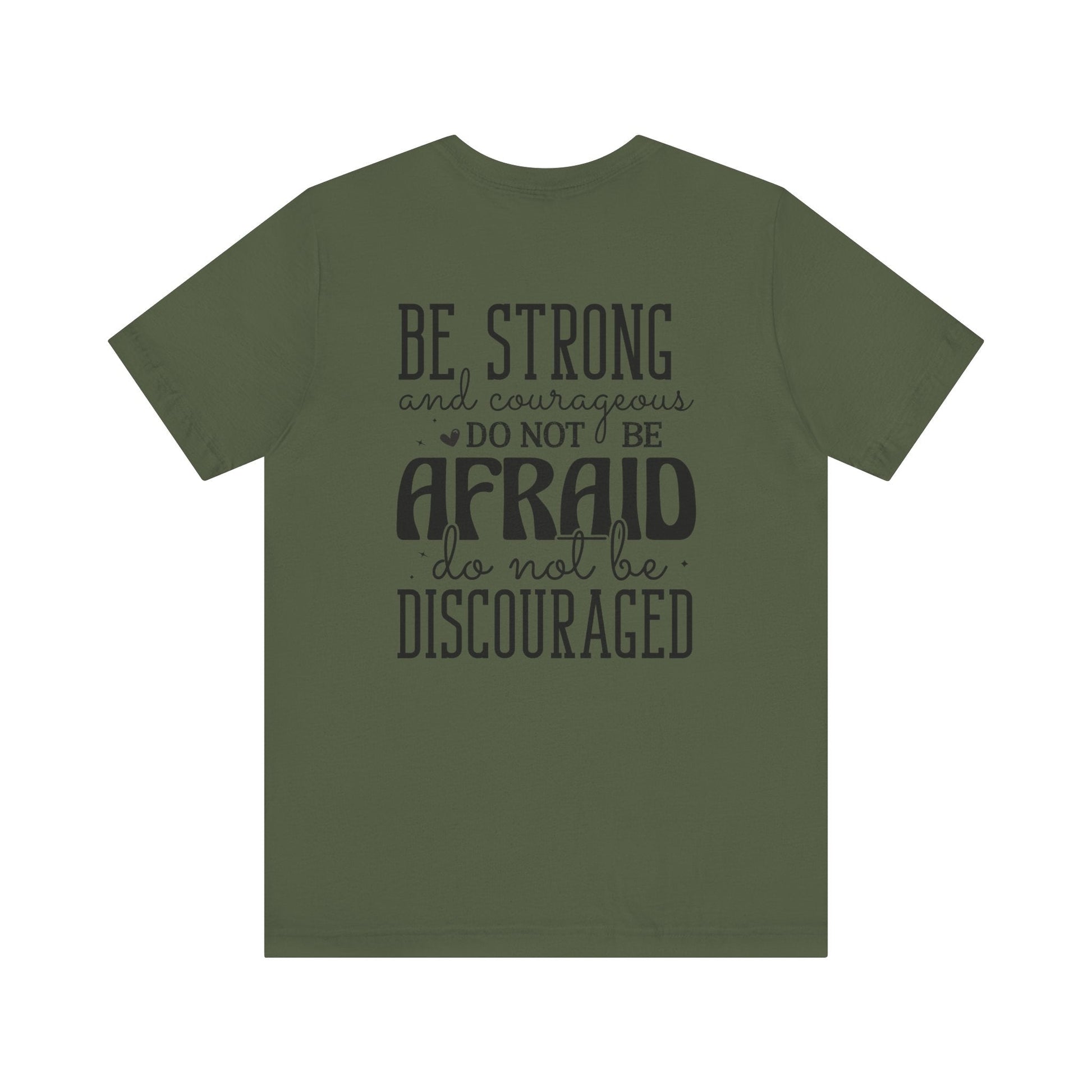 God's Unfailing Presence - Joshua 1:9 - Unisex T-Shirt - T-Shirt - Nazareth Treasures