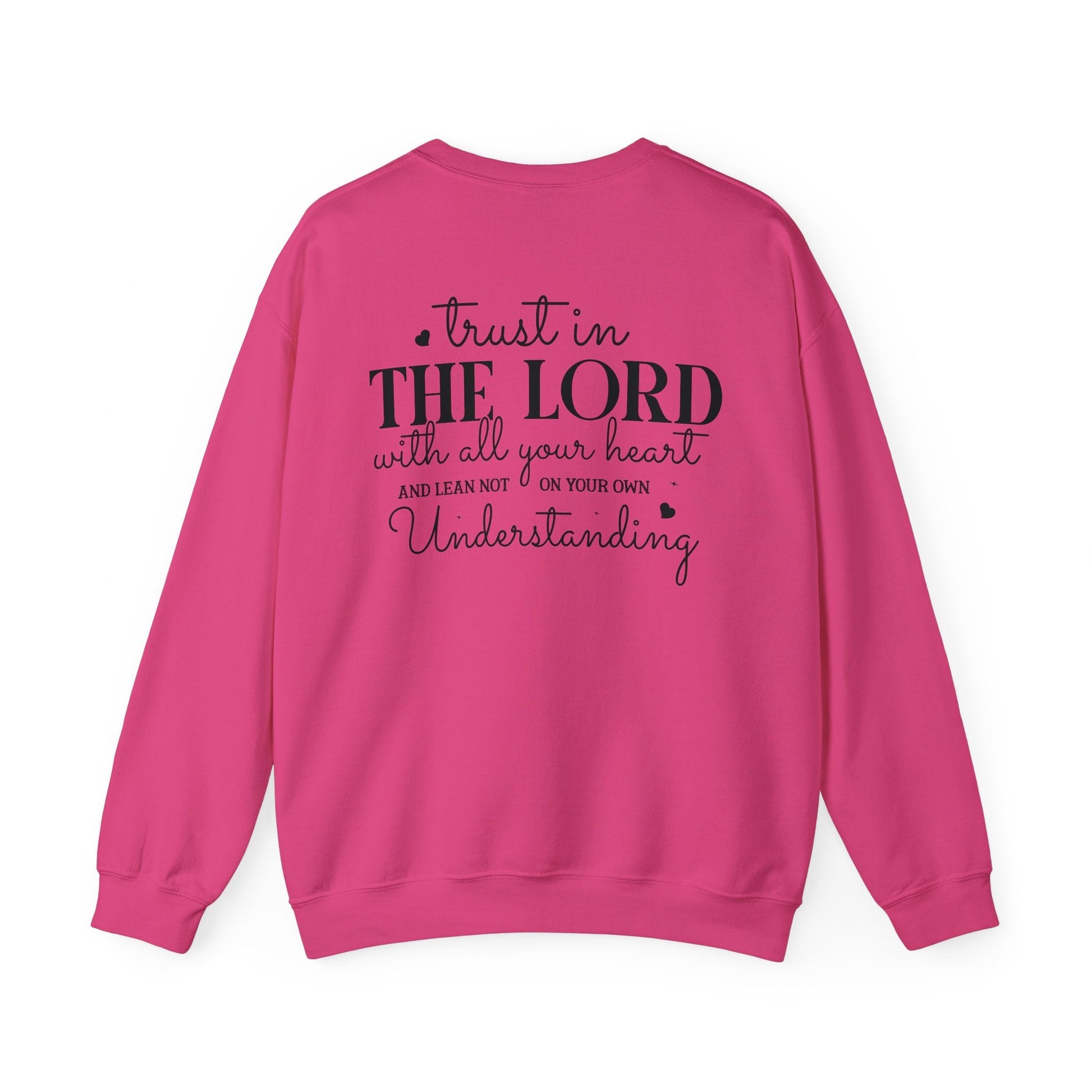 Guided by His Wisdom - Proverbs 3:5 - Crewneck Sweatshirt - Sweatshirt - Nazareth Treasures