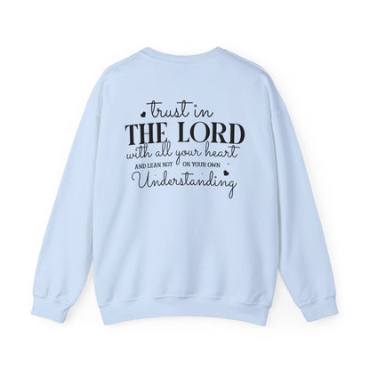 Guided by His Wisdom - Proverbs 3:5 - Crewneck Sweatshirt - Sweatshirt - Nazareth Treasures