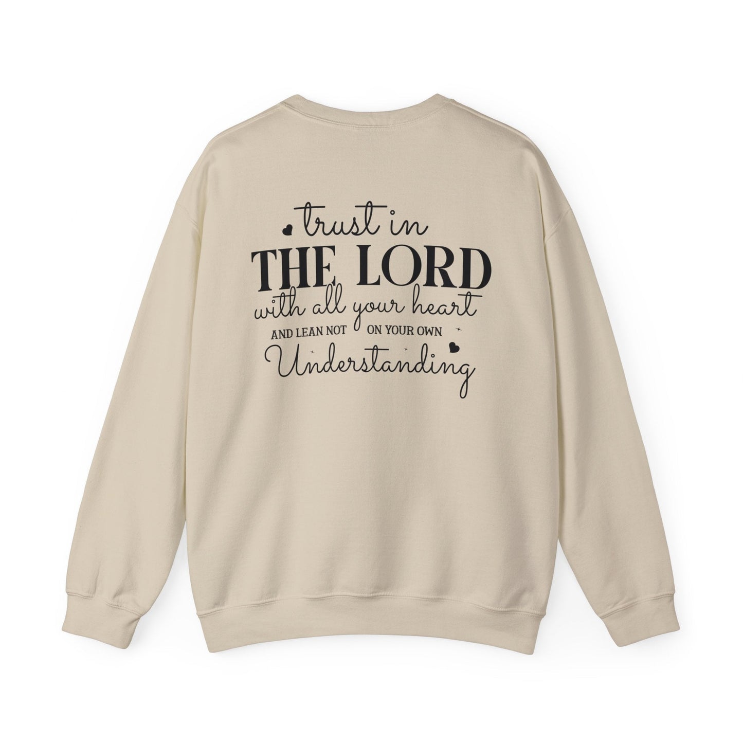 Guided by His Wisdom - Proverbs 3:5 - Crewneck Sweatshirt - Sweatshirt - Nazareth Treasures