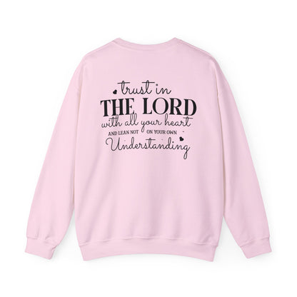Guided by His Wisdom - Proverbs 3:5 - Crewneck Sweatshirt - Sweatshirt - Nazareth Treasures
