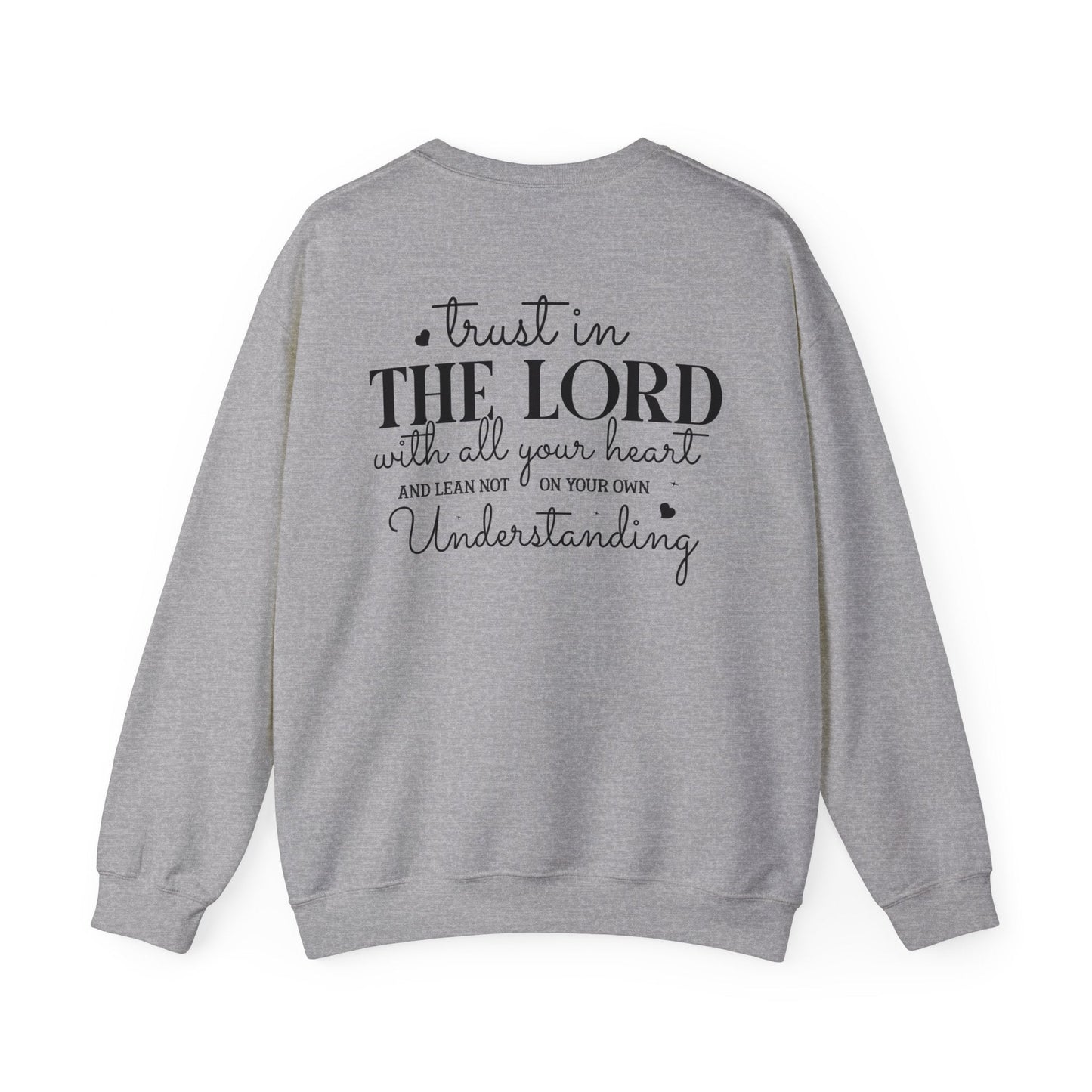 Guided by His Wisdom - Proverbs 3:5 - Crewneck Sweatshirt - Sweatshirt - Nazareth Treasures
