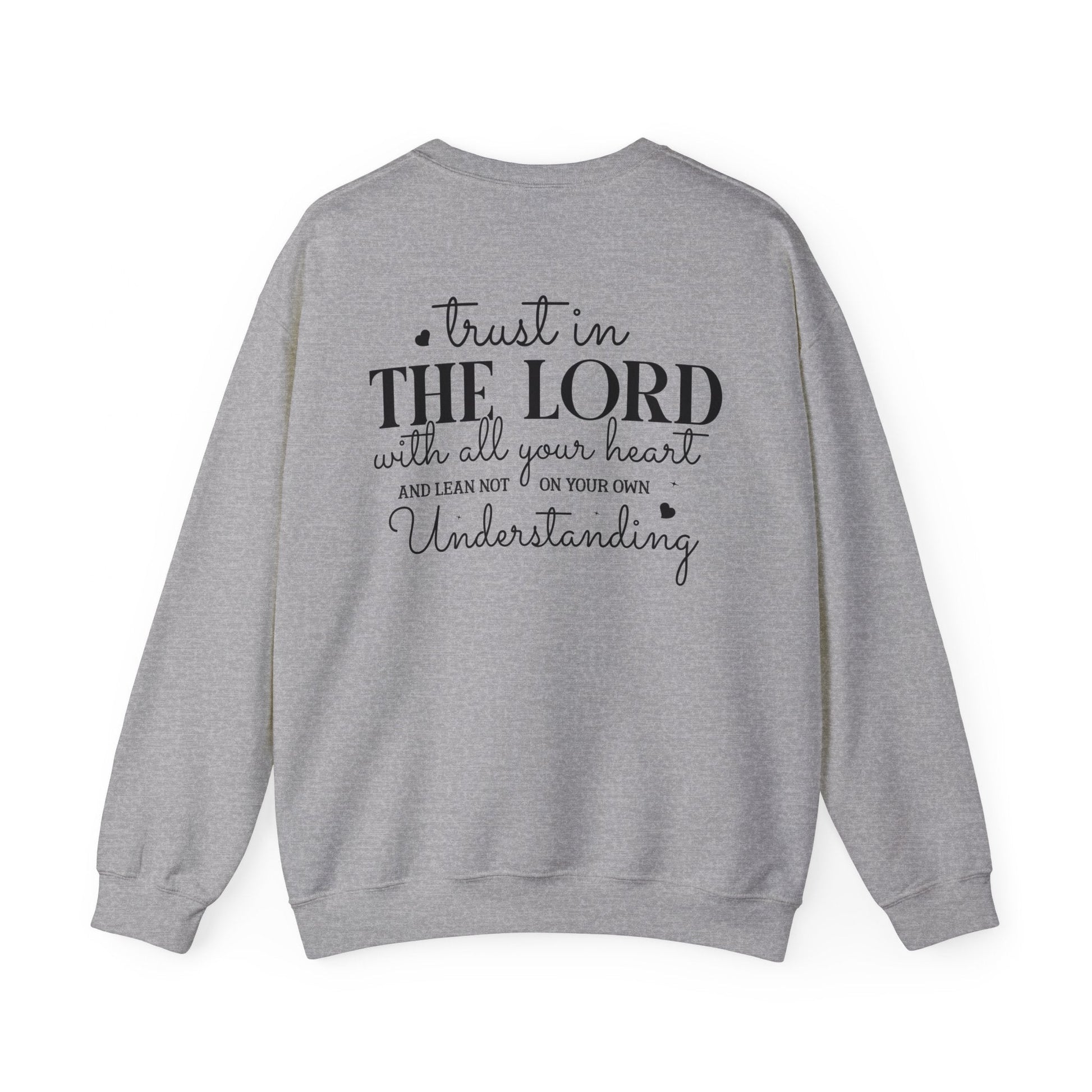 Guided by His Wisdom - Proverbs 3:5 - Crewneck Sweatshirt - Sweatshirt - Nazareth Treasures