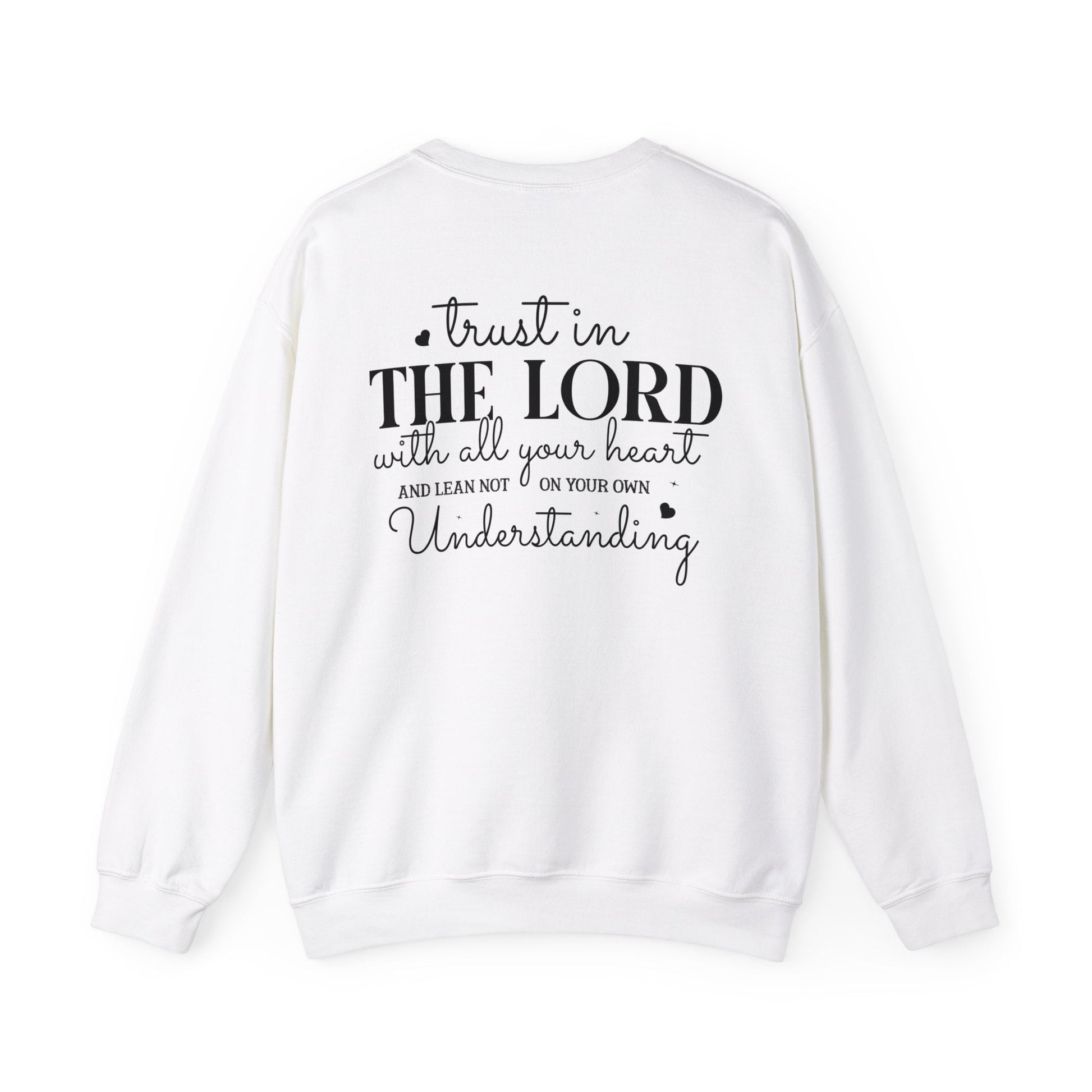 Guided by His Wisdom - Proverbs 3:5 - Crewneck Sweatshirt - Sweatshirt - Nazareth Treasures