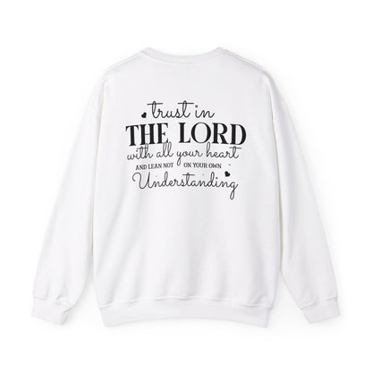 Guided by His Wisdom - Proverbs 3:5 - Crewneck Sweatshirt - Sweatshirt - Nazareth Treasures