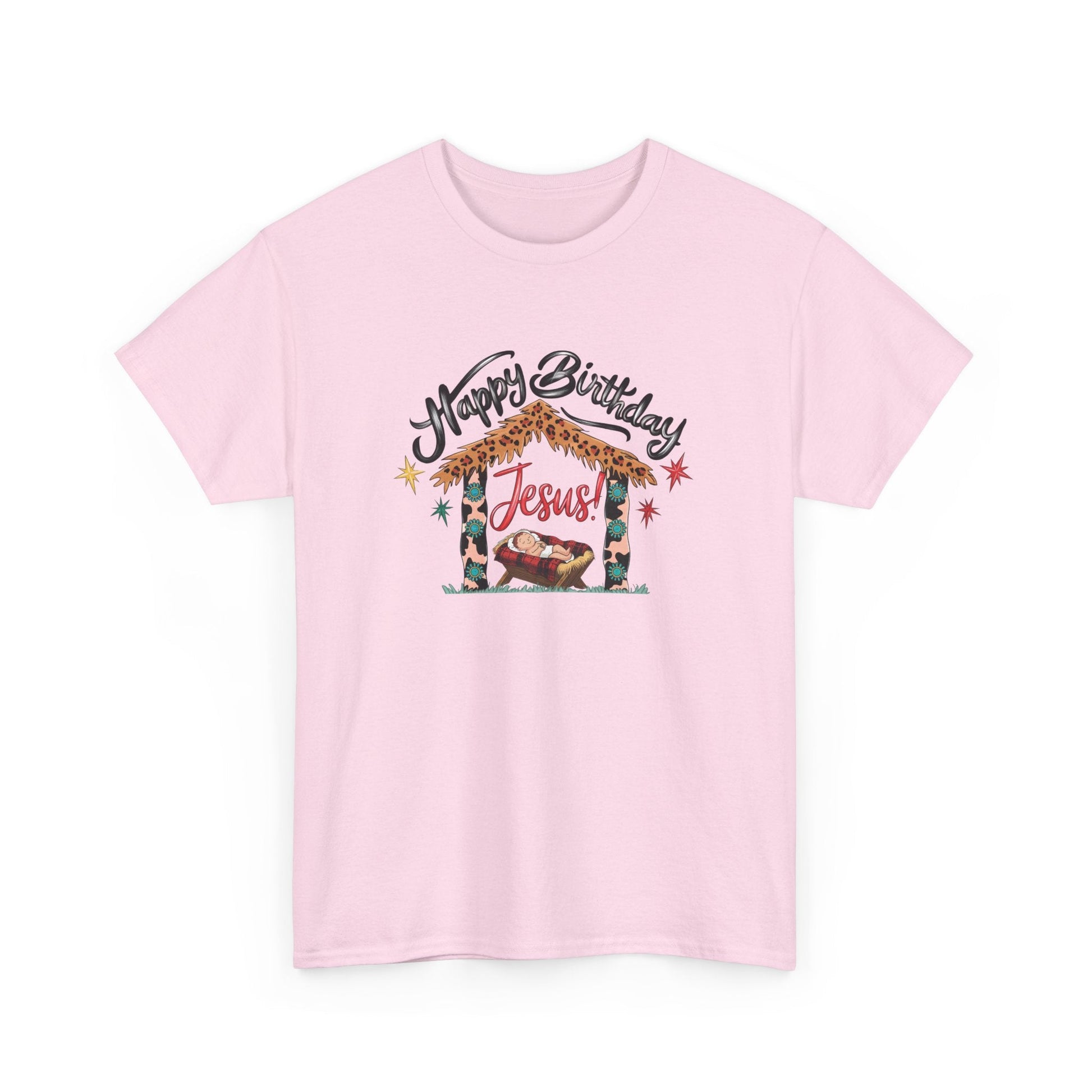 Happy Birthday Jesus Tshirt - T-Shirt - Nazareth Treasures