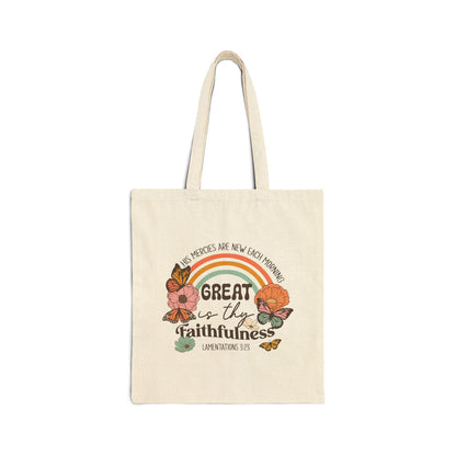 His mercies Tote Bag - Bags - Nazareth Treasures
