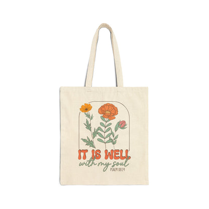 It is well with my soul Tote Bag - Bags - Nazareth Treasures