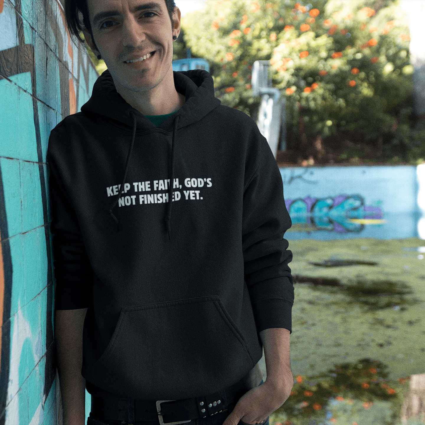 Keep the Faith Hoodie - Hoodie - Nazareth Treasures