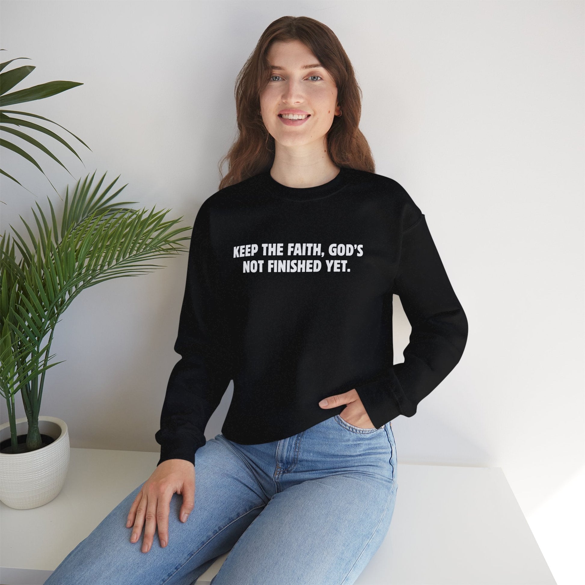 Keep the Faith Sweatshirt - Sweatshirt - Nazareth Treasures