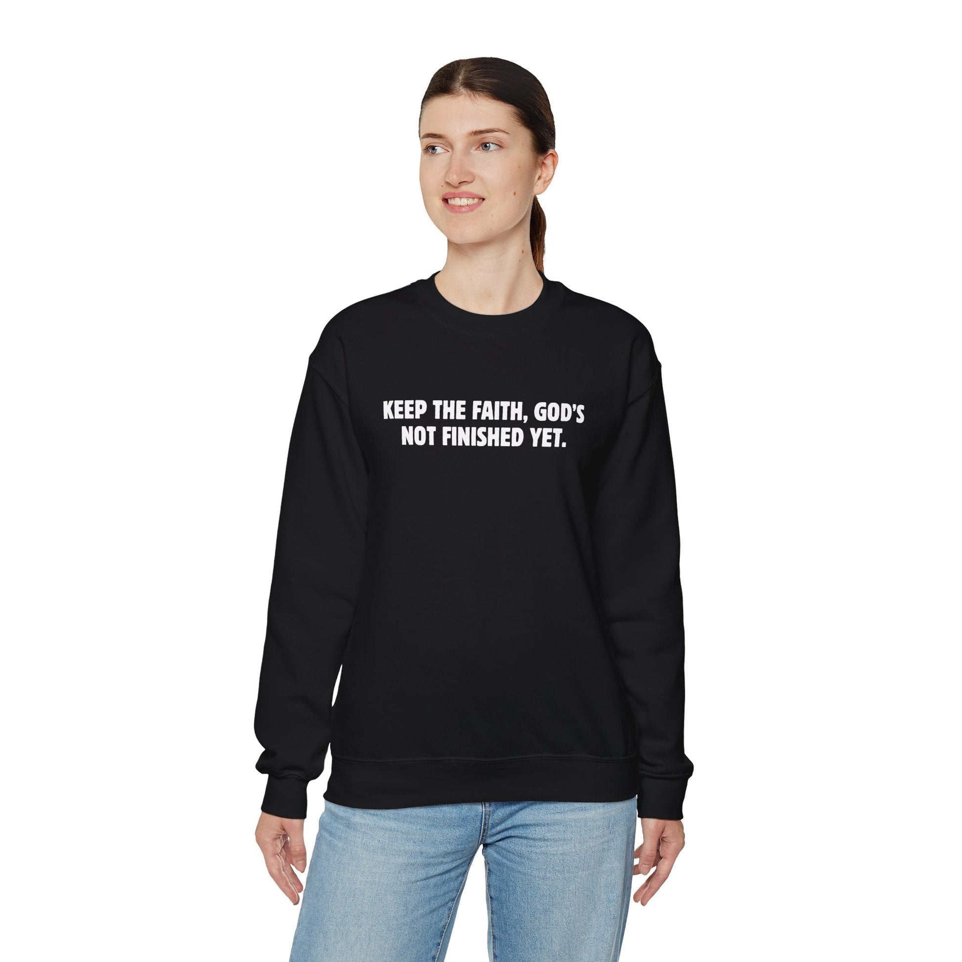 Keep the Faith Sweatshirt - Sweatshirt - Nazareth Treasures
