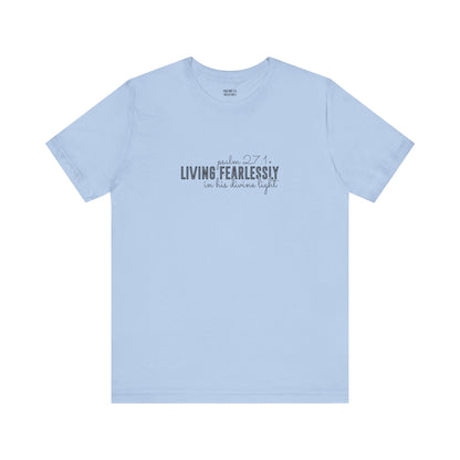 Living Fearlessly in His Divine Light - Psalm 27:1 - Unisex T-Shirt - T-Shirt - Nazareth Treasures