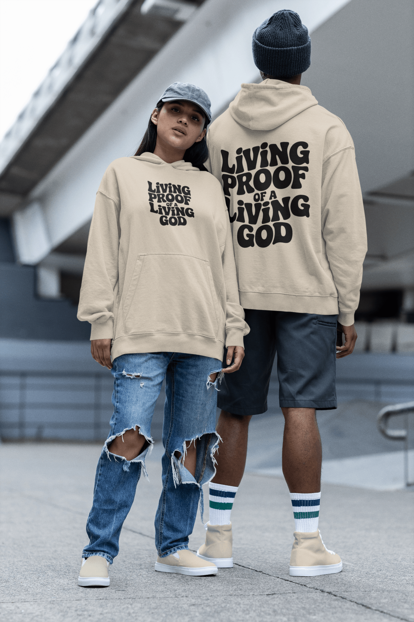 Living Proof Of a Loving God Hoodie - Hoodie - Nazareth Treasures