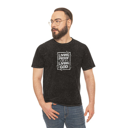 Living proof of a loving God - Mineral T-Shirt - T-Shirt - Nazareth Treasures