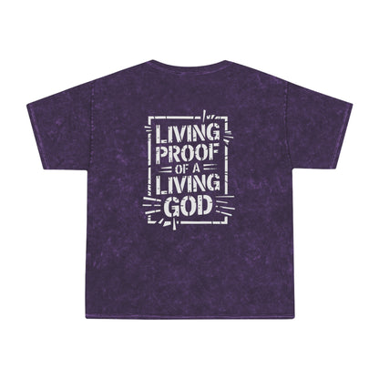 Living proof of a loving God - Mineral T-Shirt - T-Shirt - Nazareth Treasures