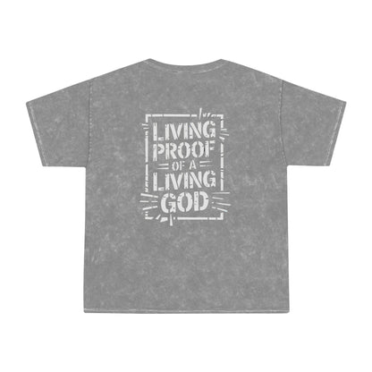 Living proof of a loving God - Mineral T-Shirt - T-Shirt - Nazareth Treasures