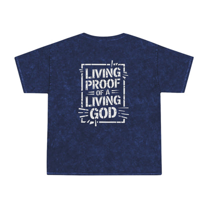 Living proof of a loving God - Mineral T-Shirt - T-Shirt - Nazareth Treasures