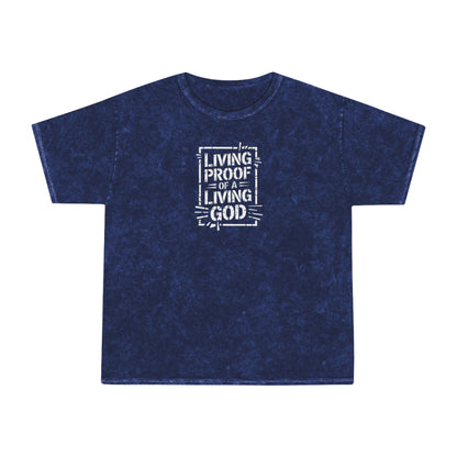 Living proof of a loving God - Mineral T-Shirt - T-Shirt - Nazareth Treasures
