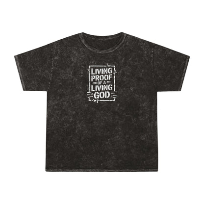 Living proof of a loving God - Mineral T-Shirt - T-Shirt - Nazareth Treasures