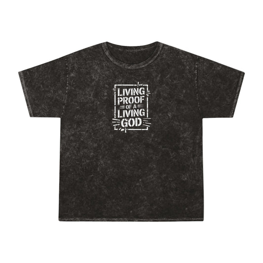 Living proof of a loving God - Mineral T-Shirt - T-Shirt - Nazareth Treasures