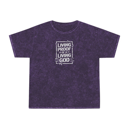 Living proof of a loving God - Mineral T-Shirt - T-Shirt - Nazareth Treasures