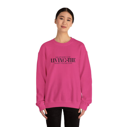Living the Spirit - Filled Life Crewneck Sweatshirt - Sweatshirt - Nazareth Treasures
