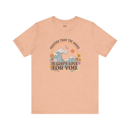 Mightier than the waves T-shirt - T-Shirt - Nazareth Treasures