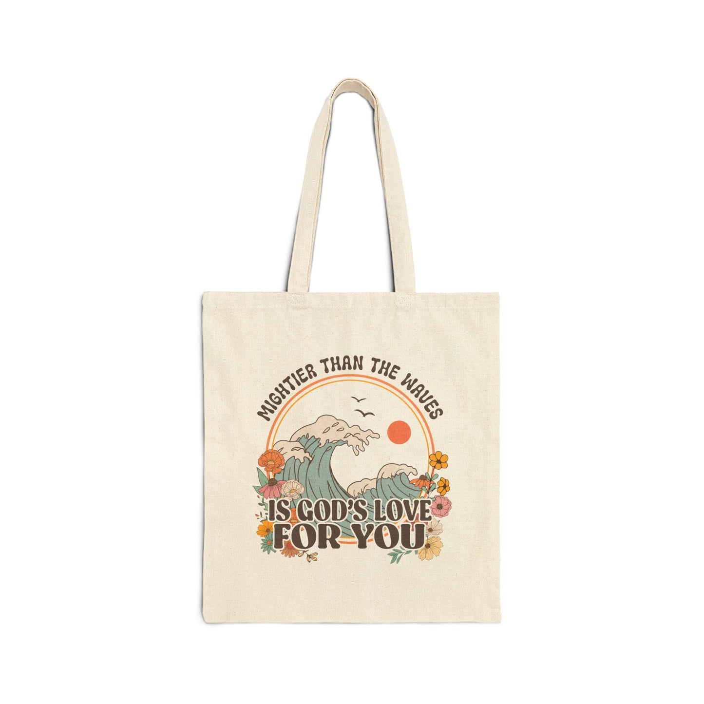 Mightier than the waves Tote Bag - Bags - Nazareth Treasures