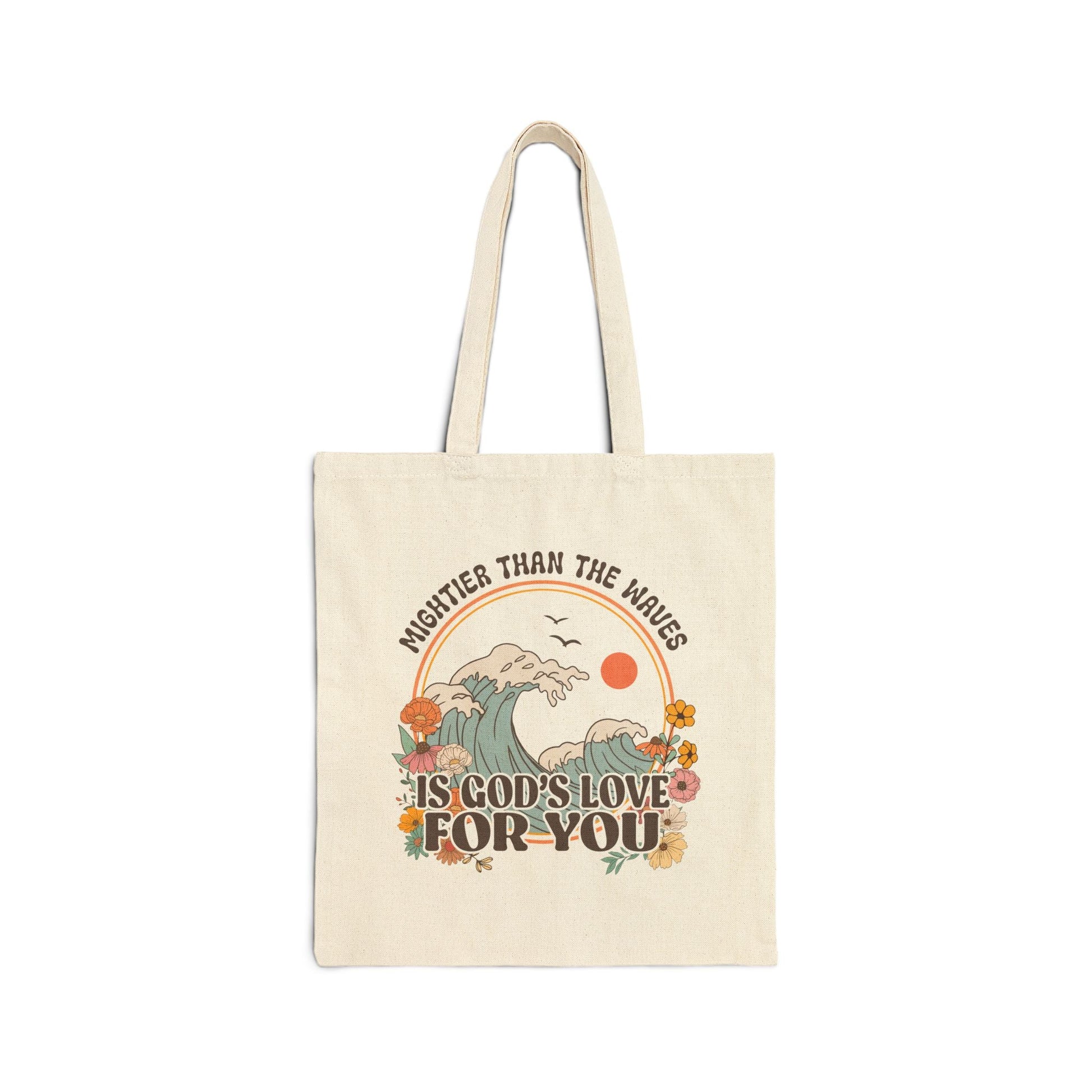 Mightier than the waves Tote Bag - Bags - Nazareth Treasures