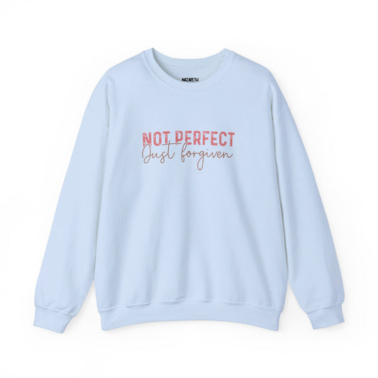Not Perfect, Just Forgiven Sweatshirt - Sweatshirt - Nazareth Treasures