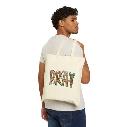 Pray Cotton Tote Bag - Bags - Nazareth Treasures
