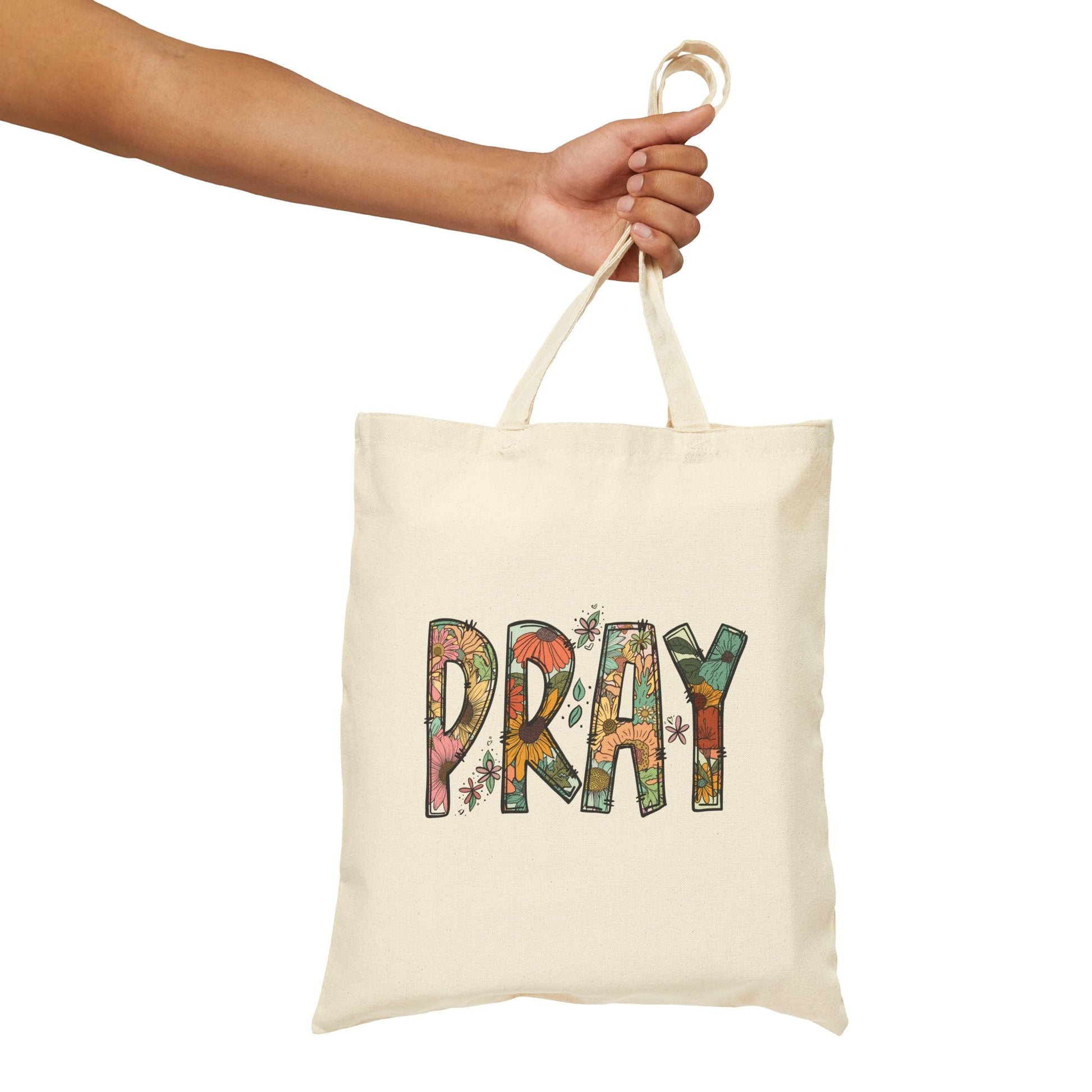 Pray Cotton Tote Bag - Bags - Nazareth Treasures