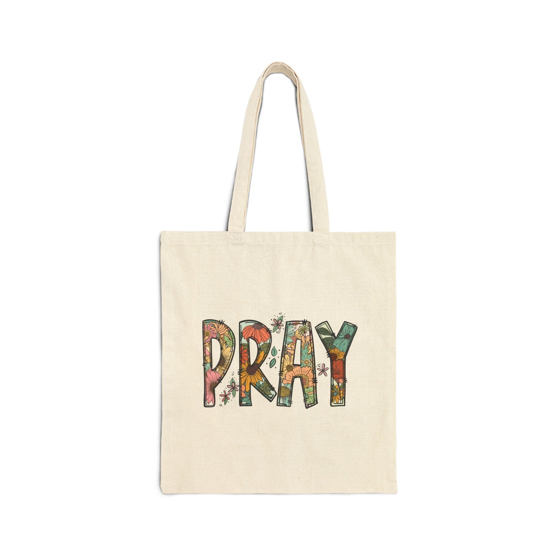 Pray Cotton Tote Bag - Bags - Nazareth Treasures