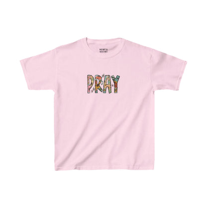 Pray Flowers Boho Design - Kids T-Shirt - Kids clothes - Nazareth Treasures
