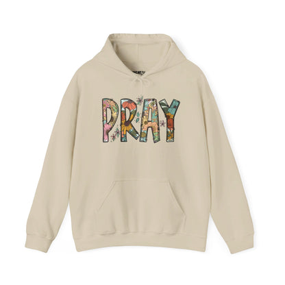 Pray Flowers Boho Hoodie - Hoodie - Nazareth Treasures