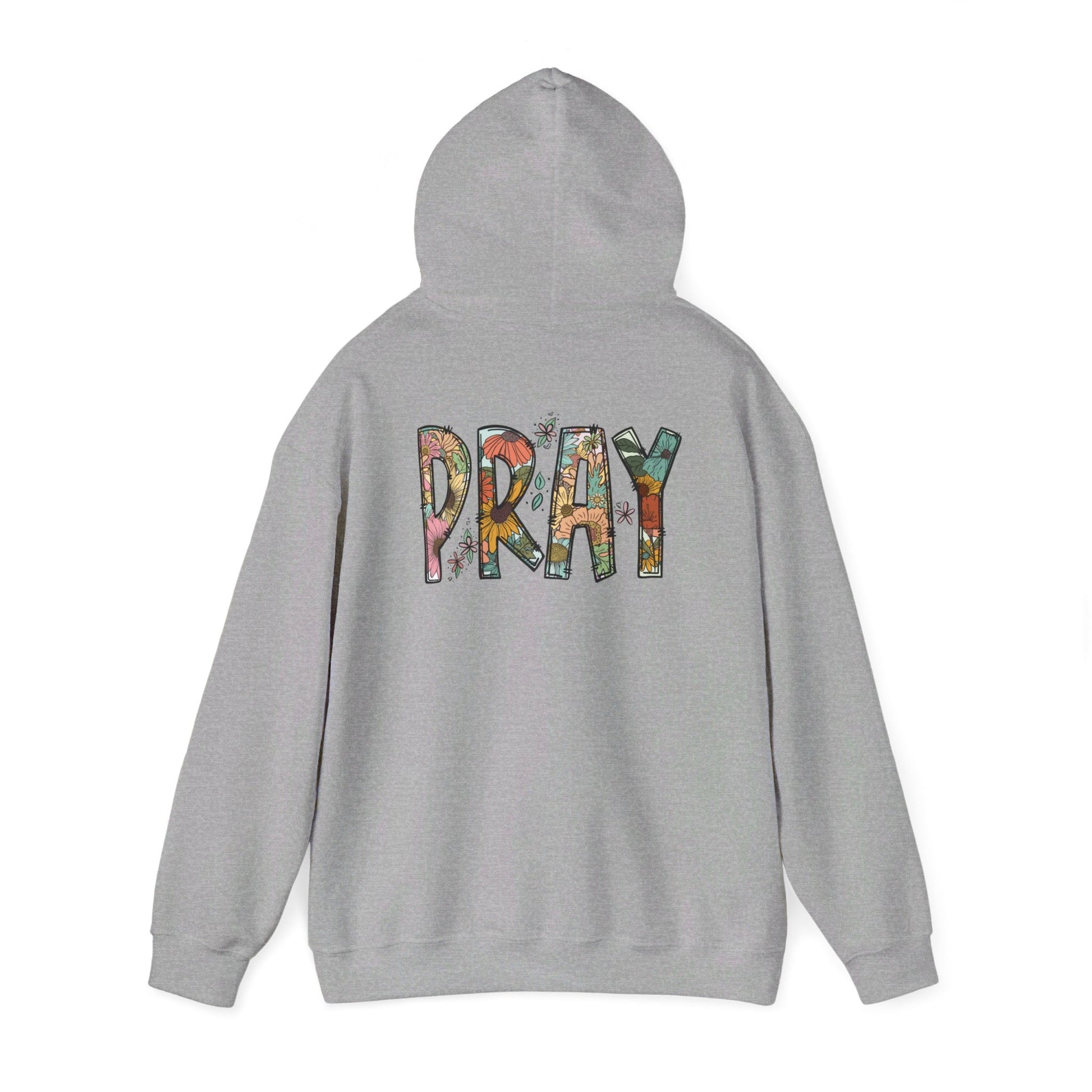 Pray Flowers Boho Hoodie - Hoodie - Nazareth Treasures