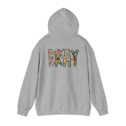 Pray Flowers Boho Hoodie - Hoodie - Nazareth Treasures