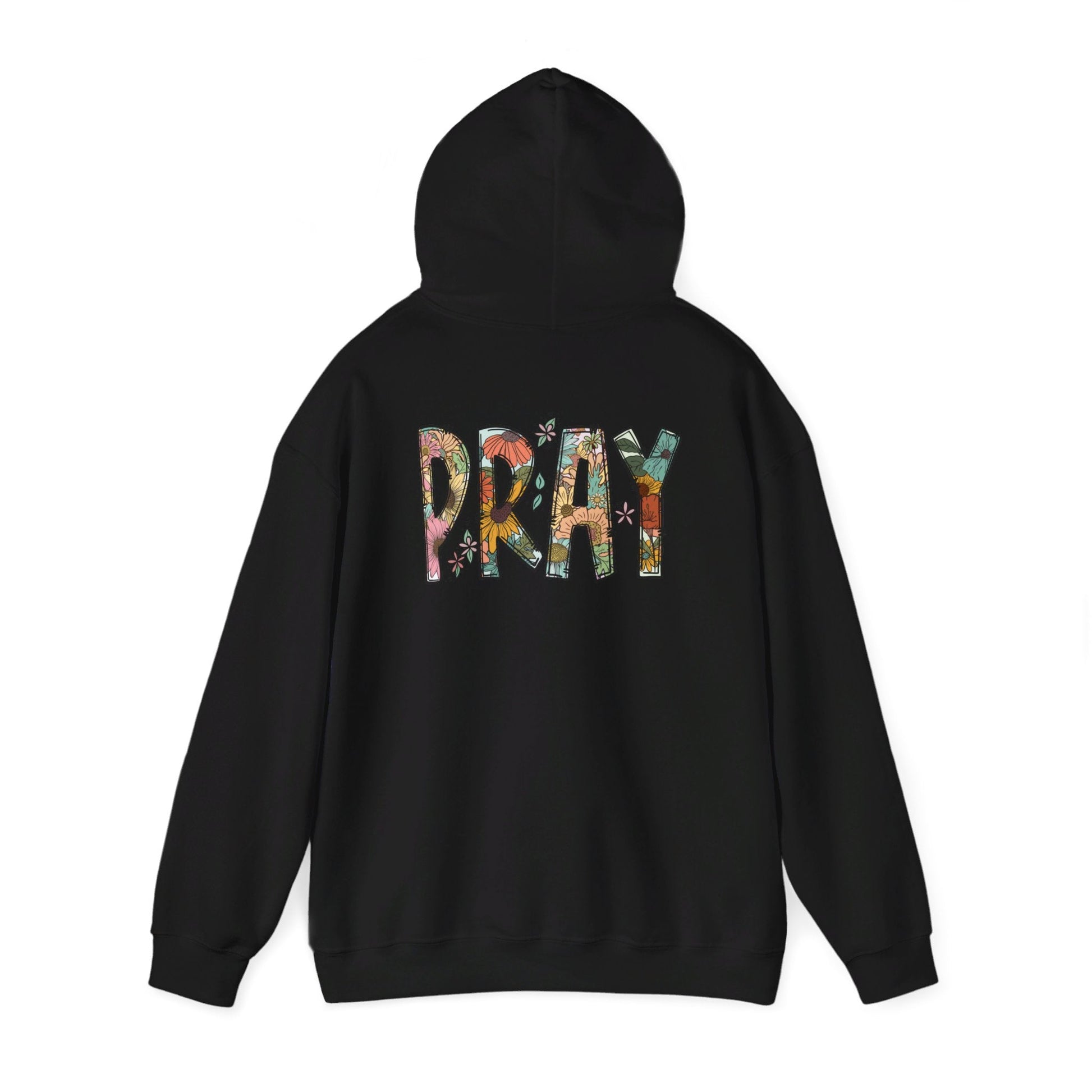 Pray Flowers Boho Hoodie - Hoodie - Nazareth Treasures