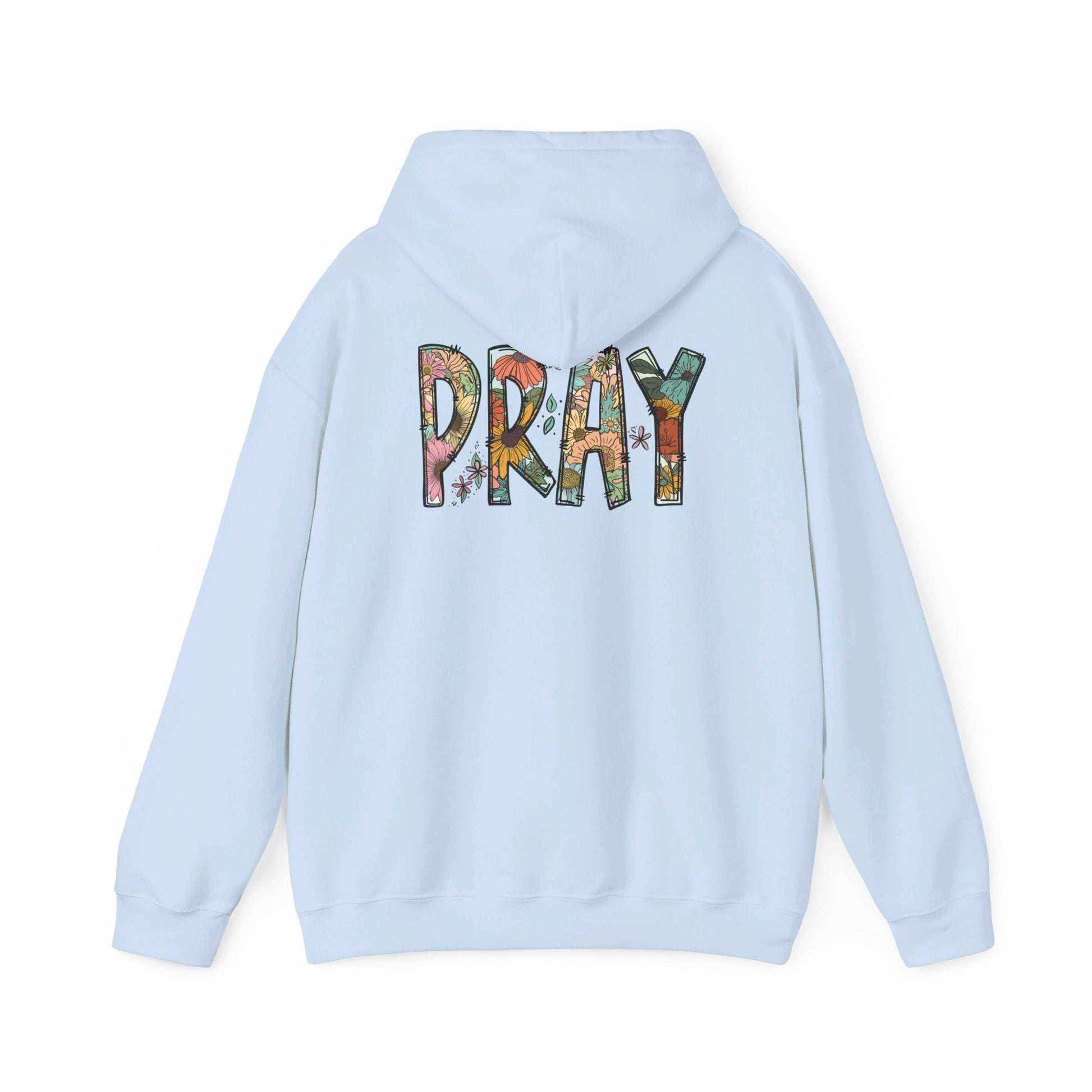 Pray Flowers Boho Hoodie - Hoodie - Nazareth Treasures