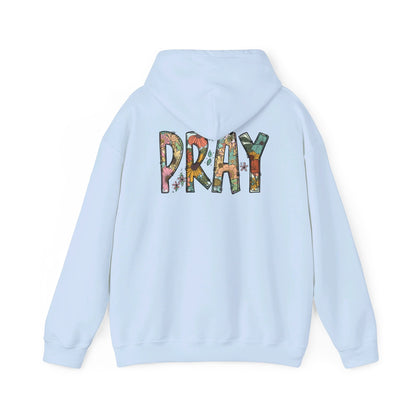 Pray Flowers Boho Hoodie - Hoodie - Nazareth Treasures