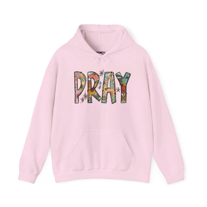 Pray Flowers Boho Hoodie - Hoodie - Nazareth Treasures