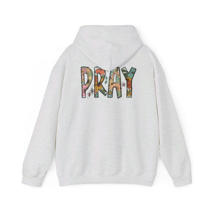 Pray Flowers Boho Hoodie - Hoodie - Nazareth Treasures