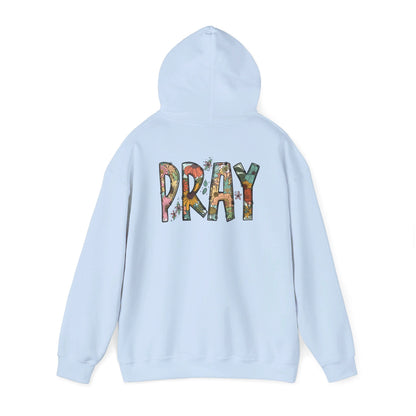 Pray Flowers Boho Hoodie - Hoodie - Nazareth Treasures