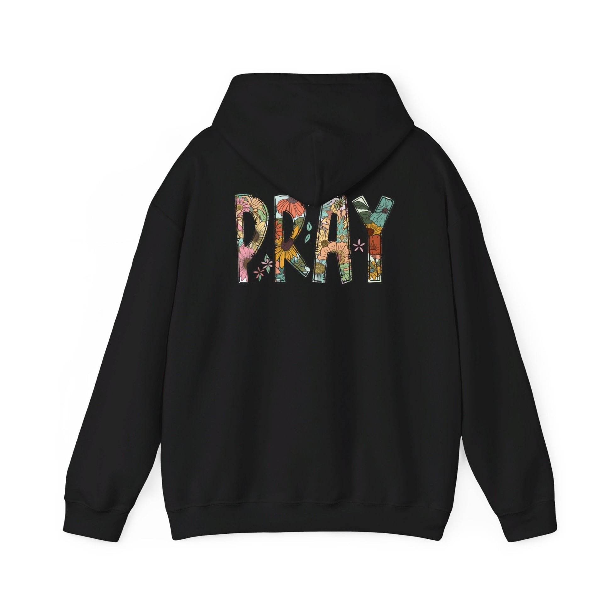 Pray Flowers Boho Hoodie - Hoodie - Nazareth Treasures